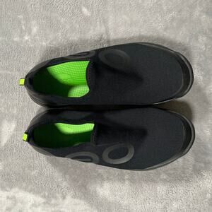 Oofos Oomg Shoes 10.5 Black Slip On Sport Recovery Cushioned Athletic Comfort